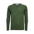 Start2Finish Cedak Green cashmere V-neck sweater with contrasting accents, showcasing soft knit fabric and stylish design.