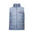 Start2Finish linen cotton bodywarmer worn over a casual top, showcasing lightweight, breathable apparel for comfort and style.