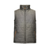 Start2Finish wool linen puffer vest bodywarmer, lightweight and insulated apparel, shown in a front view with zipper closure.