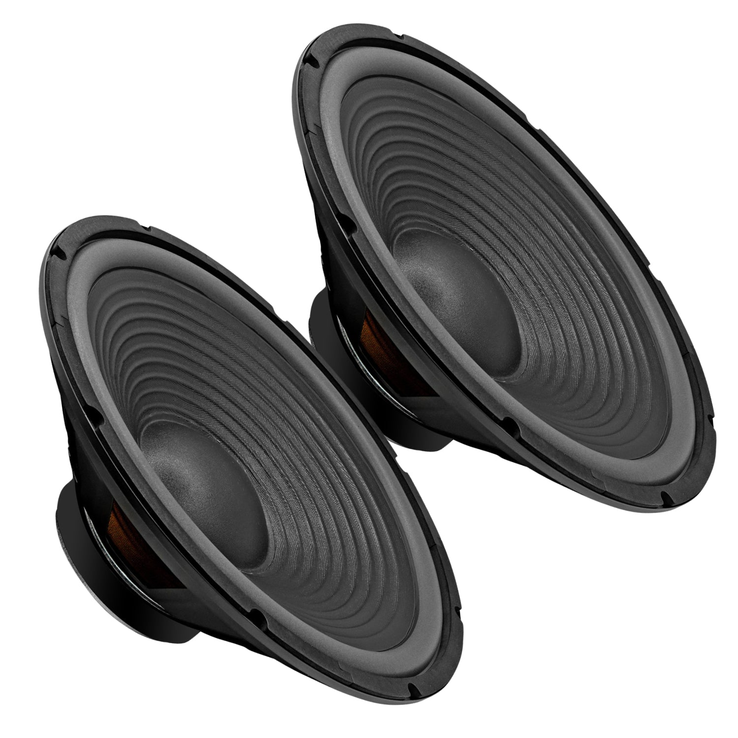 Pair of 15-inch Start2Finish 900W automotive car woofers with 4-ohm deep bass subwoofer speakers for enhanced audio.