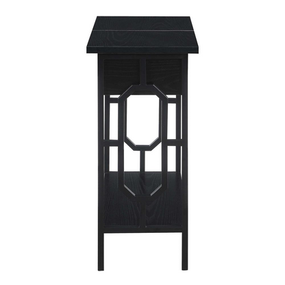 Omega Flip Top End Table with Charging Station by Start2Finish showing a modern side table with a flip top and built-in charging ports.