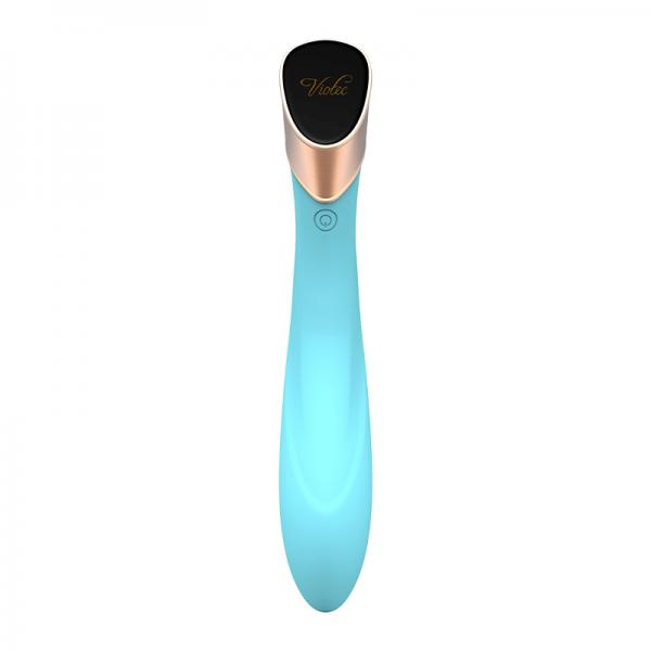 Blue Start2Finish Manto G-Spot Vibe with curved design and textured surface for targeted pleasure.