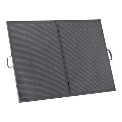 Start2Finish VEVOR 200W foldable monocrystalline solar panel with frame, PWM controller, MC4 output, waterproof for camping and RV trips.