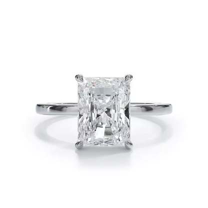 Start2Finish 2.00 CTW lab-grown diamond solitaire engagement ring in 14K white gold with G-VS clarity, showcasing the elegant jewelry design.