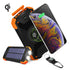 Sky Iapetus HyperGear Solar 10,000mAh wireless power bank with solar panel for mobile and laptop charging.