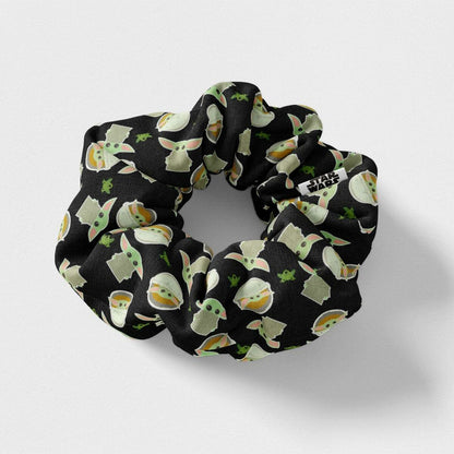 Set of five Bigbuy The Mandalorian hair ties, soft elastic hair accessories with Mandalorian-themed design.
