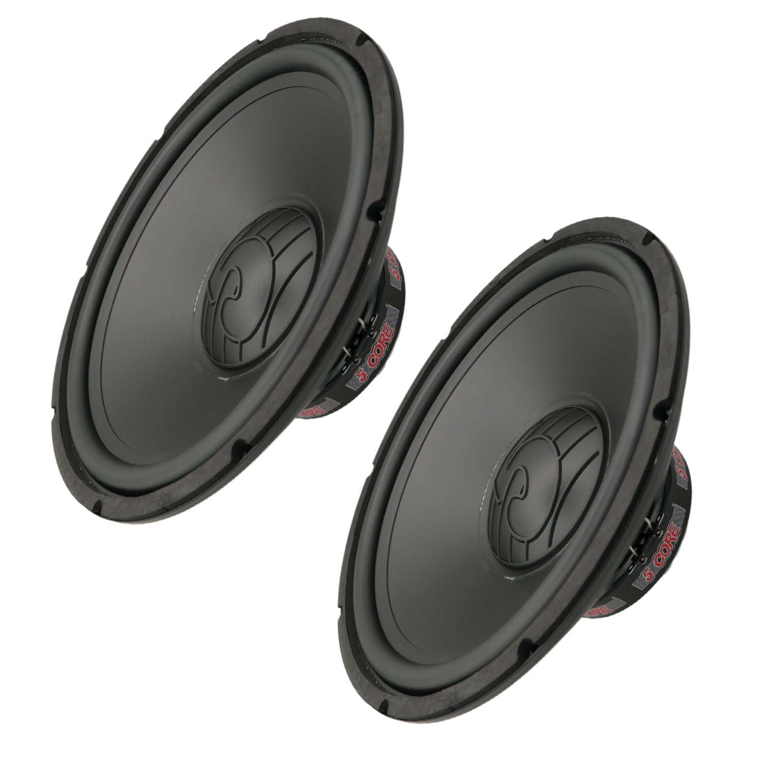 Pair of 15-inch Start2Finish 1000W automotive car woofers with deep bass, 4-ohm impedance, designed for high-performance audio systems.