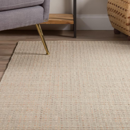 Start2Finish Nepal NL100 Taupe rug, 5x7.6 feet, featuring soft taupe tones and intricate woven pattern for cozy, stylish flooring.