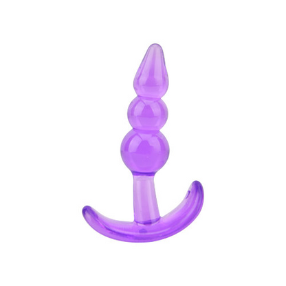 Start2Finish Loving Joy purple butt plug training kit with multiple sizes for beginner anal pleasure, featuring smooth silicone design.