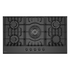 Empava 36-inch built-in gas cooktop with four burners and control knobs, designed for modern kitchen appliances.