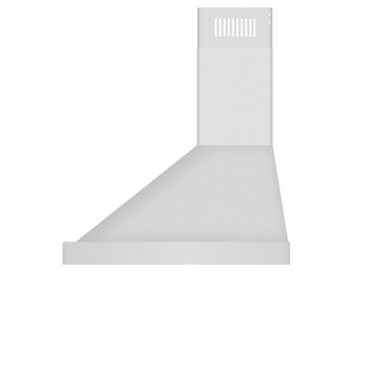 Start2Finish Empava 36-inch wall mount range hood with ducted ventilation, 380 CFM fan, stainless steel finish, and modern design.