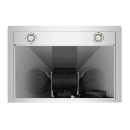 Start2Finish Empava 36-inch wall mount range hood with 380 CFM ducted ventilation in stainless steel finish