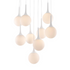 White Epsilon ceiling lamp by Start2Finish featuring a sleek, modern lighting design for contemporary interiors.