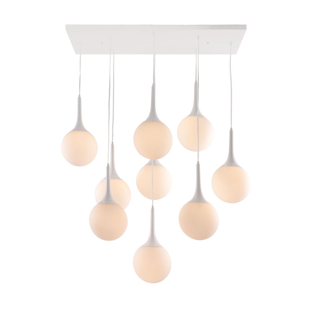 Start2Finish Epsilon Ceiling Lamp in white, modern lighting fixture with sleek design and round shape for ceiling installation.