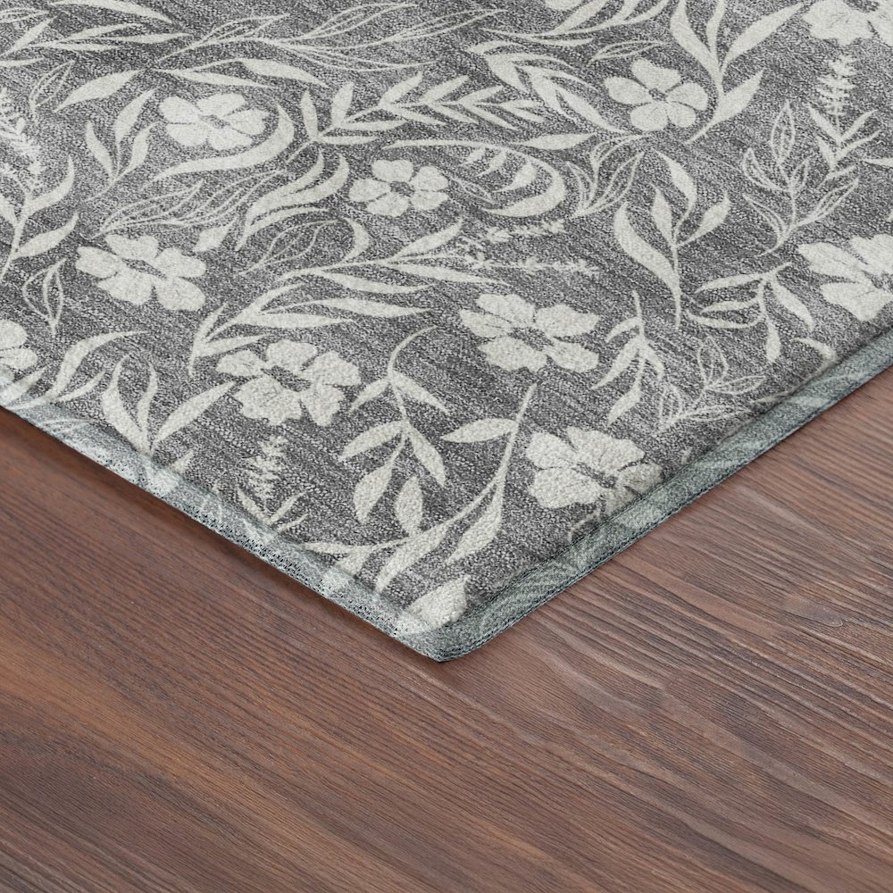 Start2Finish gray indoor/outdoor rug, soft essentials SE4 9x12 rug with washable, plush texture perfect for indoor and outdoor spaces.