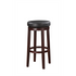Maya black 29-inch bar stool by Start2Finish with a sleek wooden seat and metal frame, ideal for modern kitchen or bar areas.