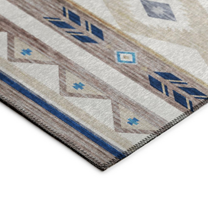 Start2Finish Sonora ASO33 taupe washable indoor/outdoor rug, 9x12 feet, with a textured taupe design for versatile home or patio use.
