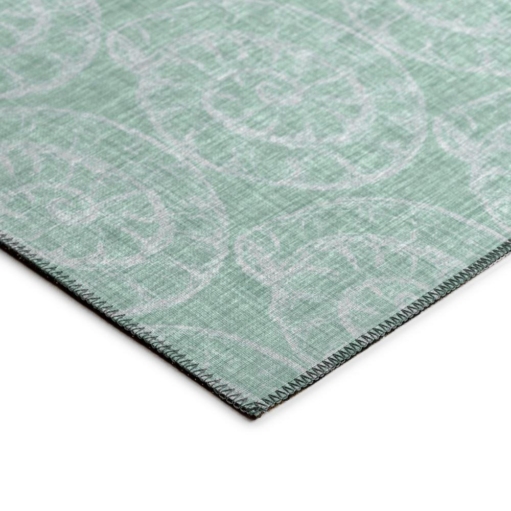 Start2Finish Surfside ASR41 green washable indoor-outdoor rug, 9x12 feet, with a textured, vibrant design suitable for indoor or outdoor use.
