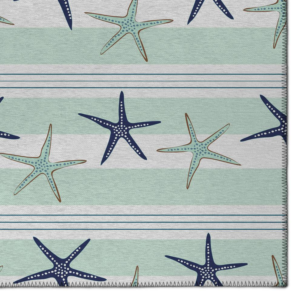 Start2Finish Surfside ASR42 Seaglass washable rug, 5&