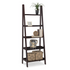 Start2Finish Acadia Ladder Bookshelf in espresso finish with multiple shelves for storage and display.