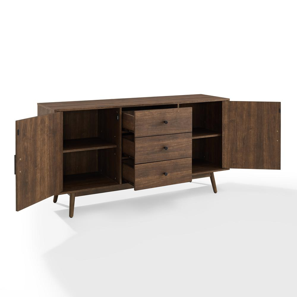 Start2Finish Lucas sideboard furniture with sleek wood finish and modern design, featuring multiple storage compartments.