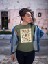 Mycological Study T-shirt by Naomi McCavitt Designs, featuring mushroom illustrations on casual apparel.