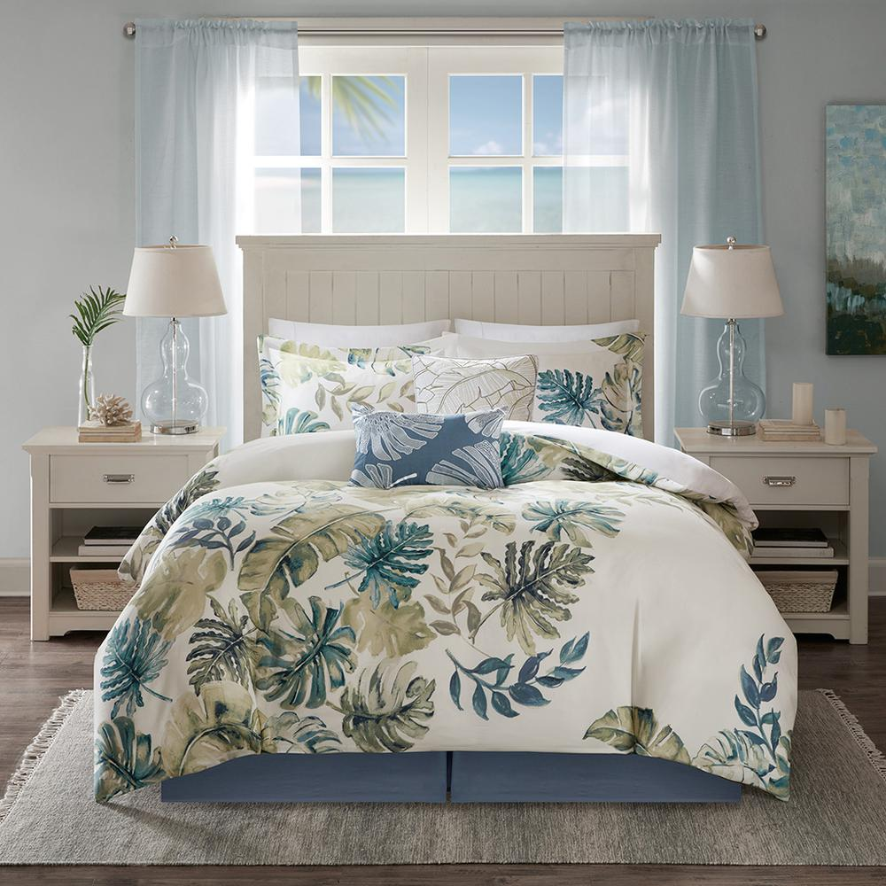 Cotton printed 6-piece comforter set by Start2Finish featuring colorful floral and geometric patterns on a cozy bedding ensemble.