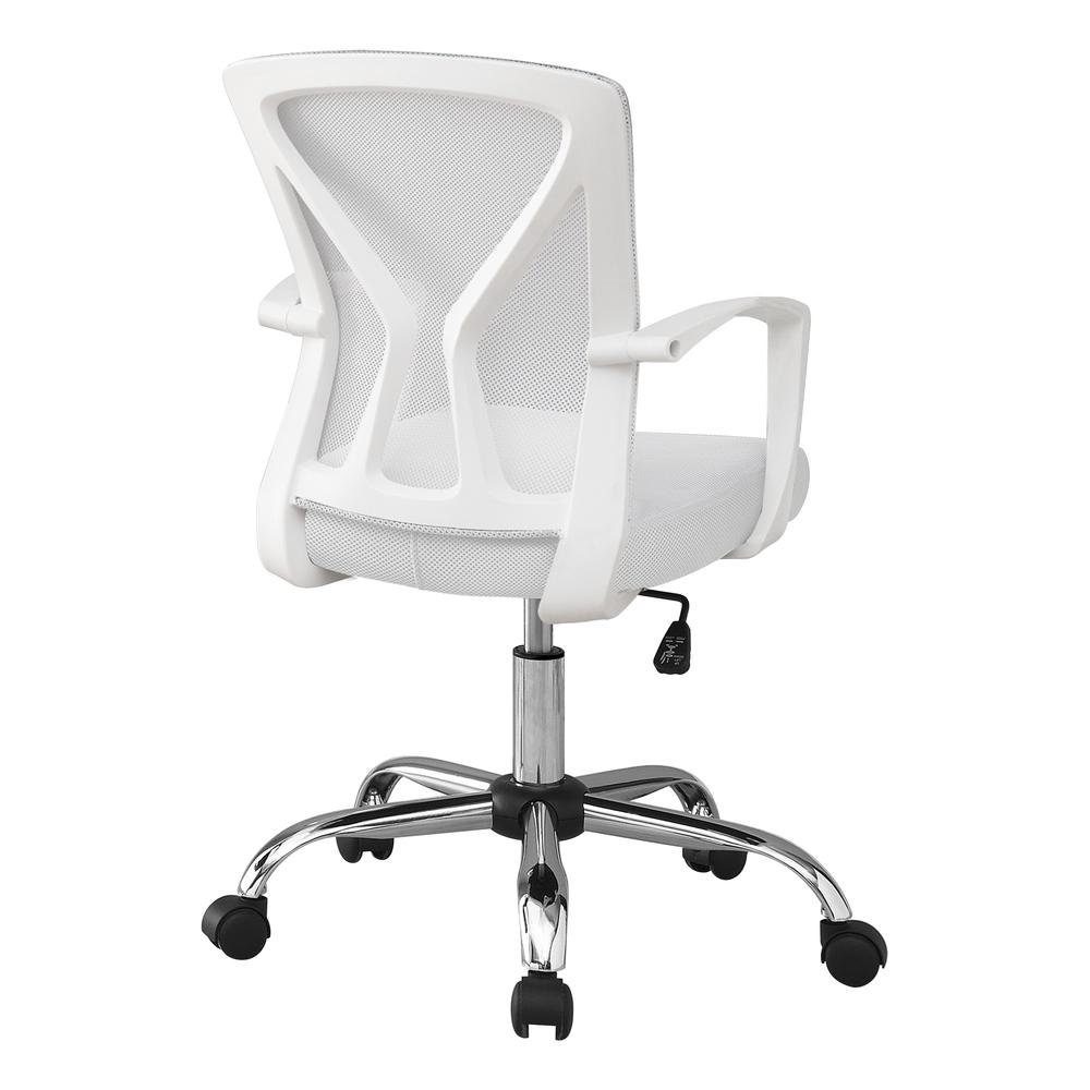 Start2Finish ergonomic office chair with adjustable height, swivel base, armrests, and mesh back for comfortable computer desk seating.