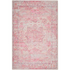 Start2Finish Jericho JC5 Rose 10x14 rug featuring a soft, floral pattern in pink and beige tones on a plush surface.