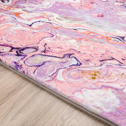 Start2Finish Kikiamo KK6 Primrose 8x10 rug with intricate floral pattern and soft texture, perfect for living room or bedroom decor.