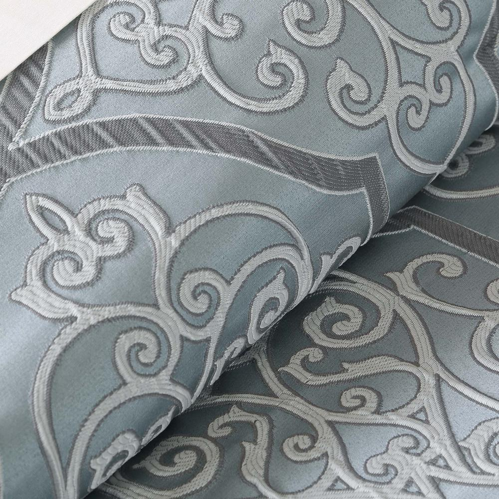 Start2Finish 12-piece bedding comforter set with cotton bed sheets, featuring a cozy, soft fabric and coordinated bed linens.