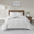 Start2Finish 3-piece cotton waffle weave comforter bedding set with soft, textured fabric and coordinating pillow shams.