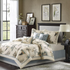 Start2Finish 7-piece comforter bedding set with matching pillow shams and decorative accents on soft fabric.