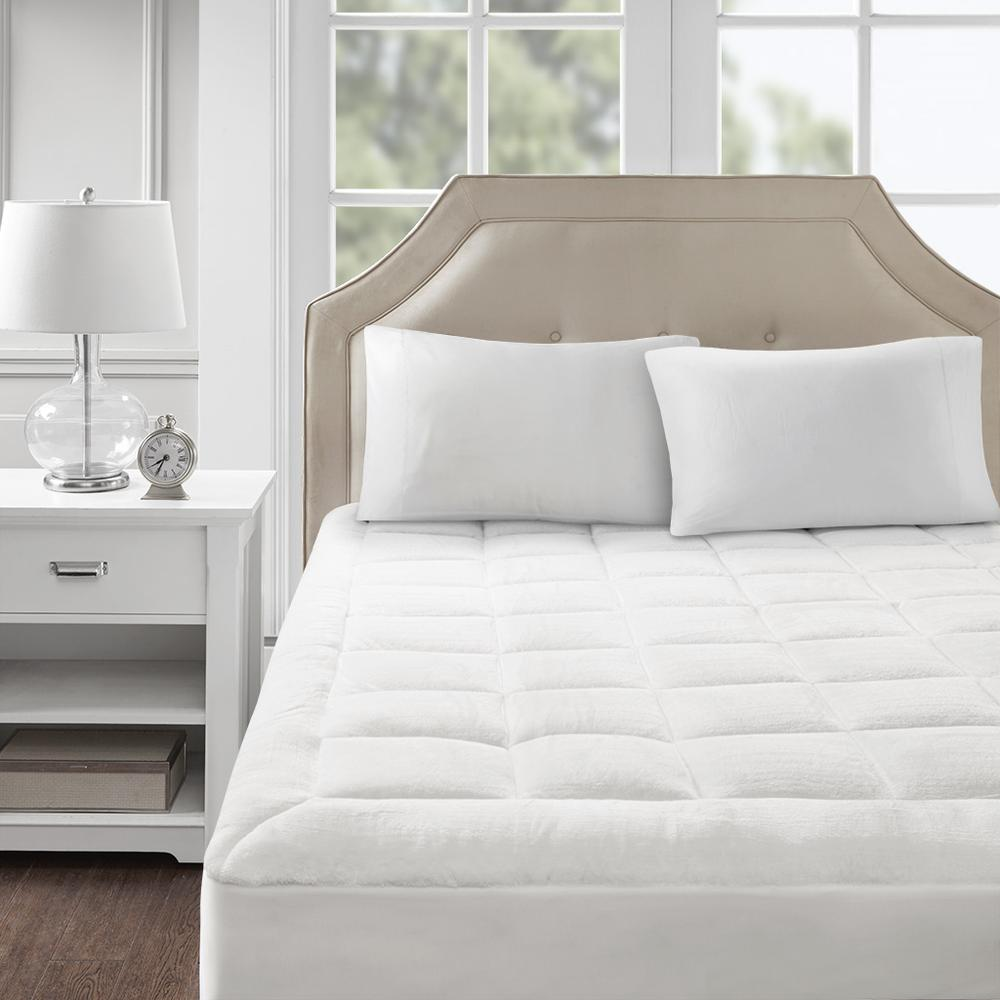 Start2Finish plush hypoallergenic waterproof mattress pad with overfilled down alternative filling, soft and protective bedding layer.