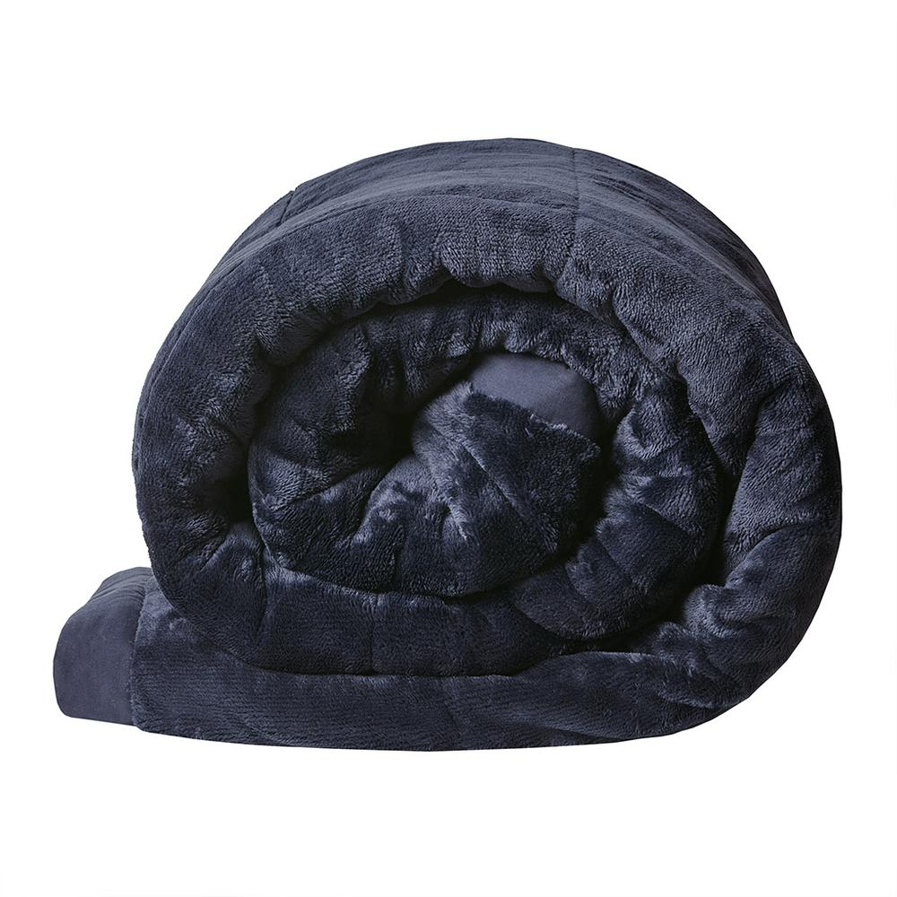 Reversible HeiQ Smart Temperature down alternative bedding blanket by Start2Finish, showing soft, cozy fabric with reversible sides.