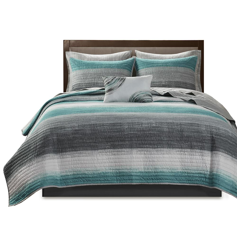 Start2Finish 8-piece quilt bedding set with cotton bed sheets, featuring a cozy, printed design for a comfortable bedroom look.