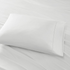 Start2Finish Pima cotton sheet set with smooth, white bed linens and neatly folded sheets for a comfortable sleep experience.