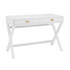 Peggy white writing desk by Start2Finish with clean lines, flat surface, and sturdy legs for home or office use