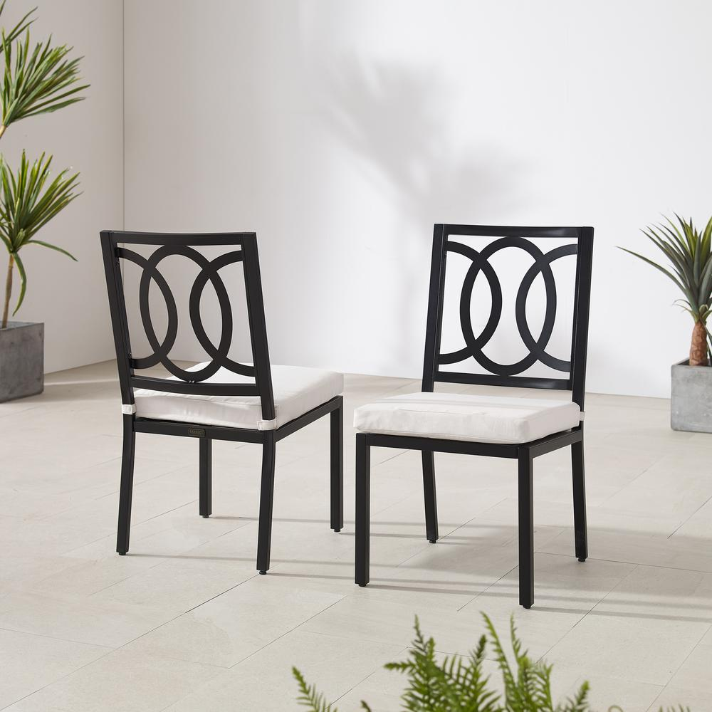 Start2Finish Chambers 2-piece outdoor dining chair set with two stylish, weather-resistant chairs for patio or garden use.