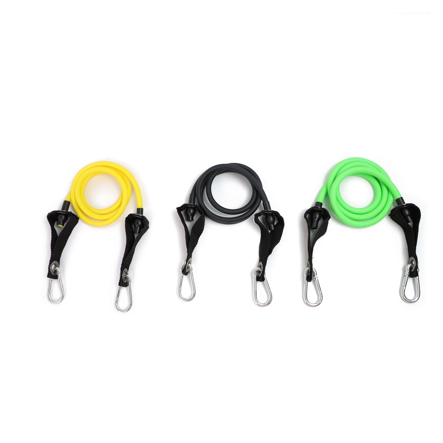 Black Lavender Maji Sports full-body resistance training workout tube kit with handles and adjustable bands for fitness exercises.