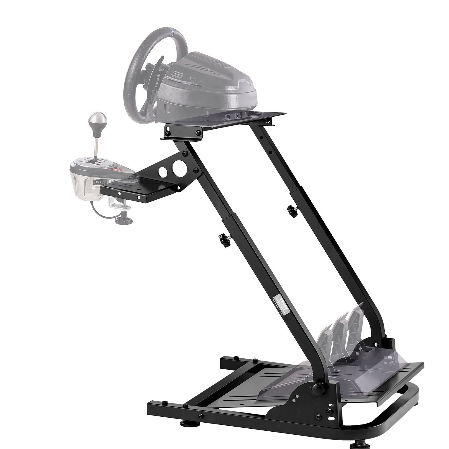 Start2Finish VEVOR G920 racing steering wheel stand with shifter mount for Logitech G27 G25 G29, wheel and pedals not included.