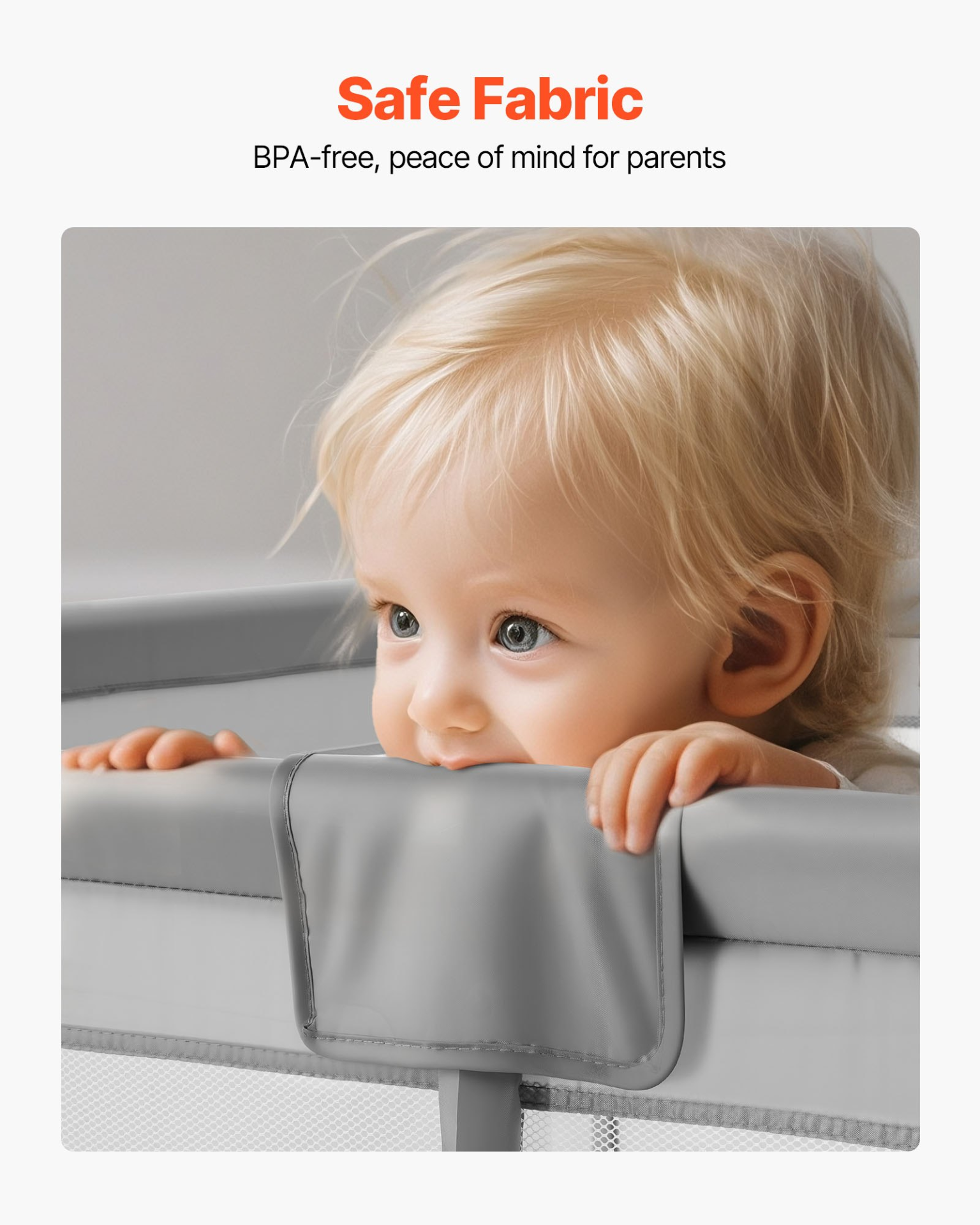 Start2Finish VEVOR baby playpen with soft mesh sides, zippered door, and ocean balls, ideal for indoor and outdoor use.