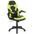 Start2Finish X10 Gaming Chair Racing Office Swivel Chair in neon green and black with ergonomic design and adjustable features.