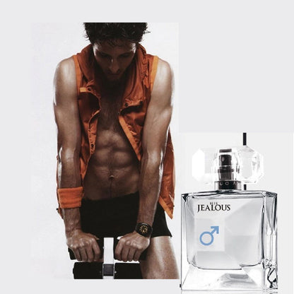 Carmine Juneberry Her Jealous Eau de Toilette bodycare bottle with elegant design and floral accents, representing passion and allure.