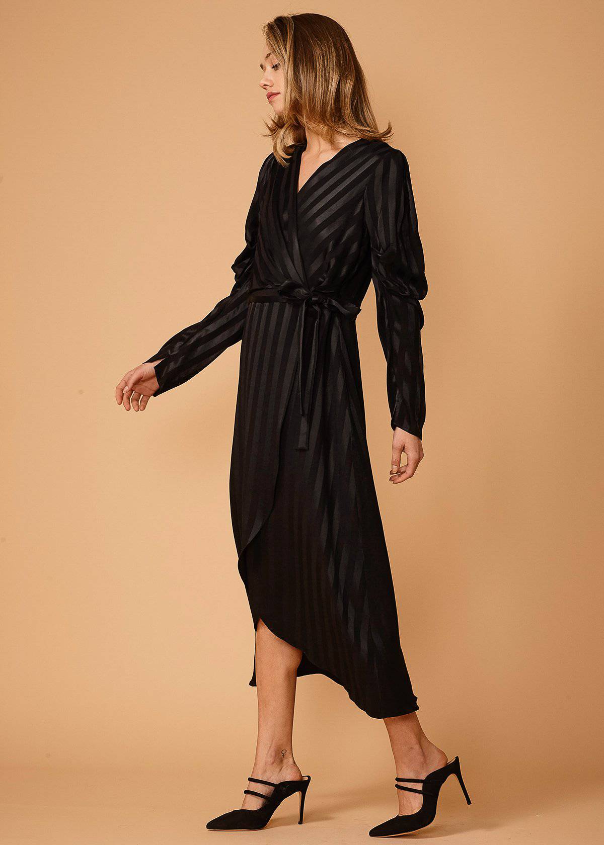 Black and white striped women&