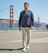 Start2Finish cashmere bomber jacket in diamond stitch Mougins, featuring a plush, luxurious fabric and stylish design.