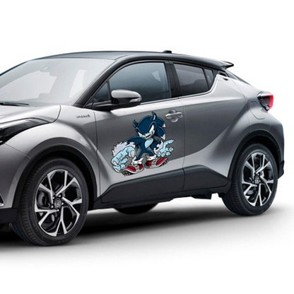 Start2Finish custom car door vinyl sticker featuring sporty logo graphic and bumper art decal for trucks, RVs, and vehicles.