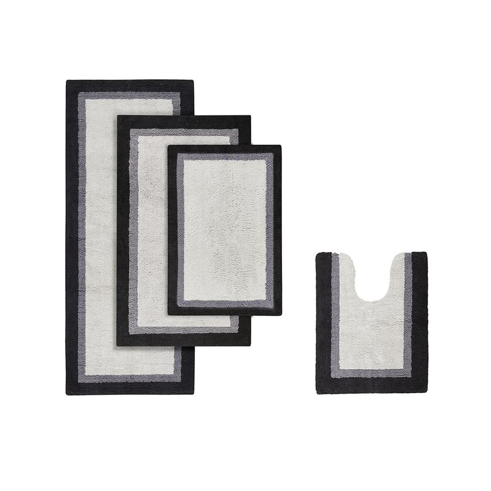 Soft cotton tufted bath rug from Start2Finish with plush, textured surface perfect for bathroom decor.