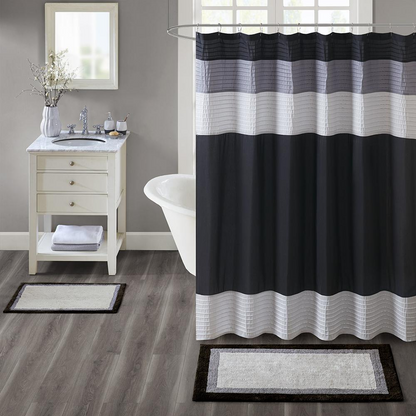 Start2Finish cotton tufted bath rug with soft, plush texture and a neutral color, perfect for bathroom decor and comfort.