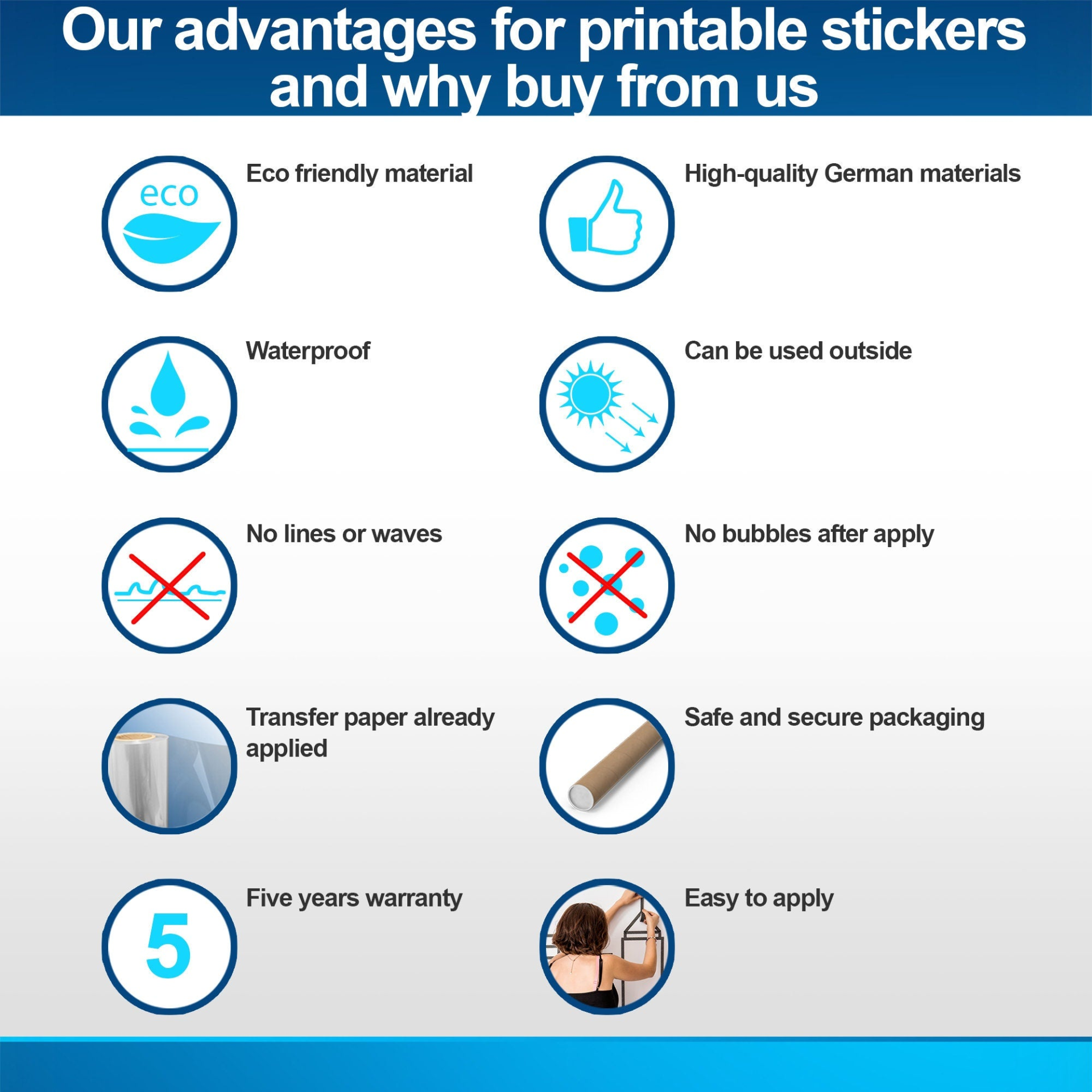 Start2Finish frosted etched glass film for windows, decorative privacy vinyl sticker with self-adhesive frosted finish for doors.